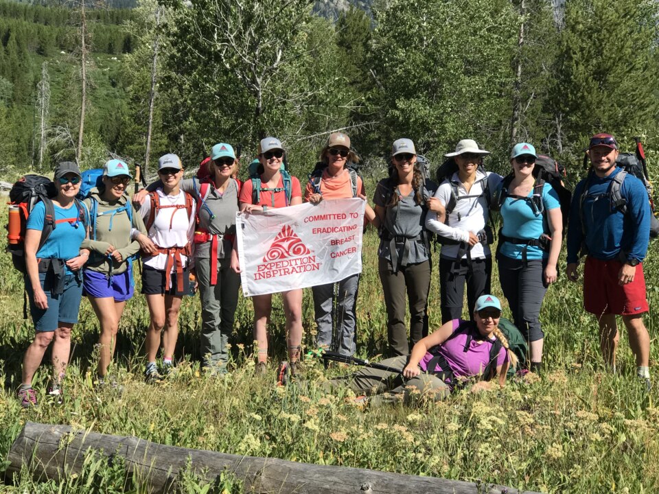 Breast cancer survivors climbed the Grand Teton to fund research