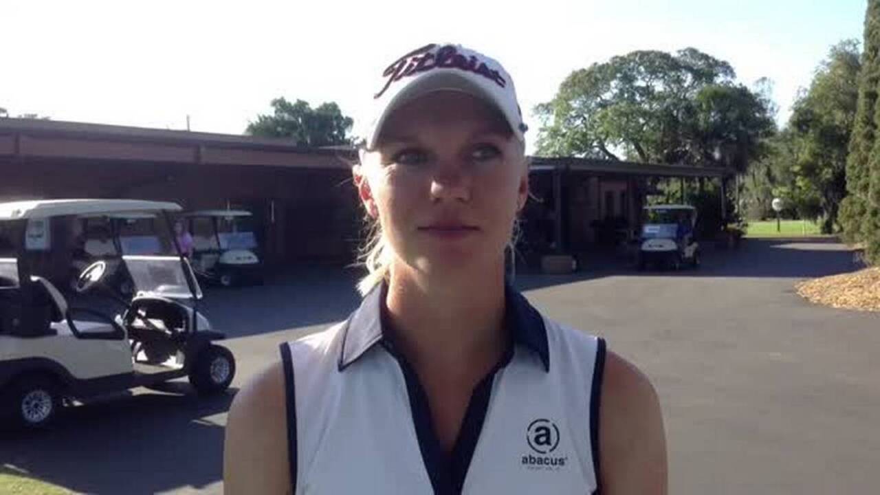 Madelene Sagstrom has been smiling all the way to the bank in the Symetra Tour 