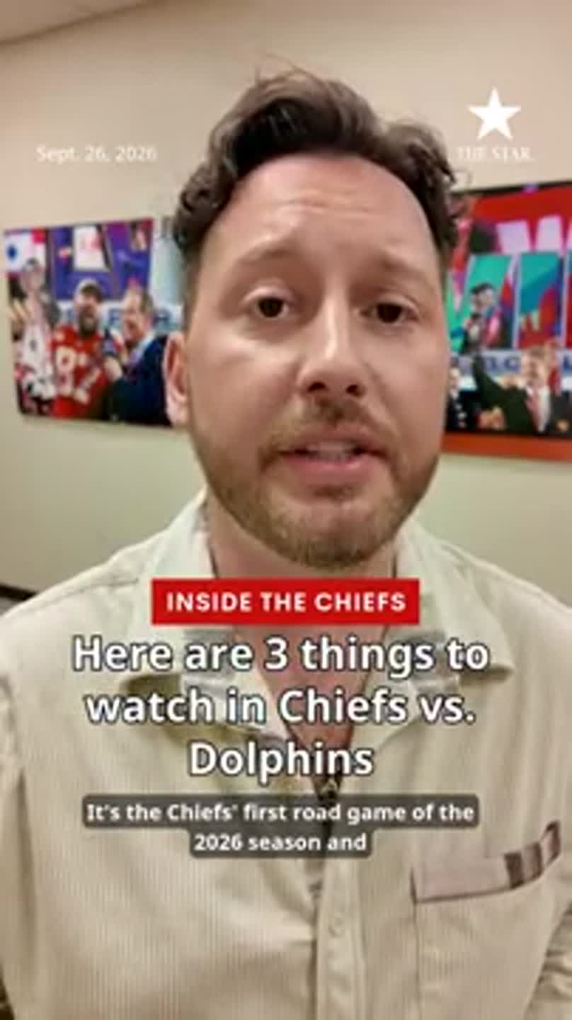 Here are 3 things to watch in Chiefs vs. Dolphins