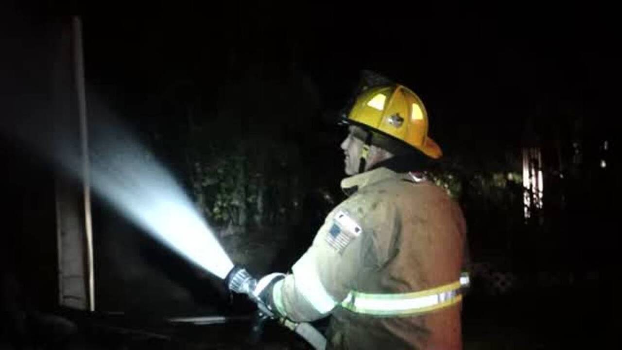 Fire destroys home in McHenry