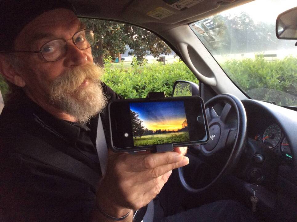 Dawn’s early light boosts morale as military photographer chases daily sunrise