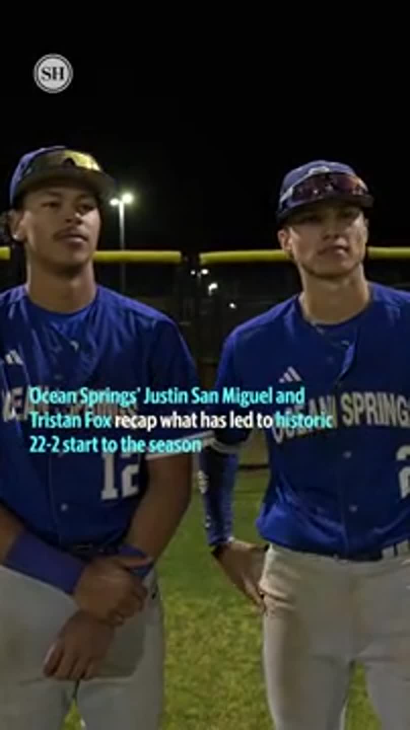 Ocean Springs baseball players talk historic start to the season and goals for the year