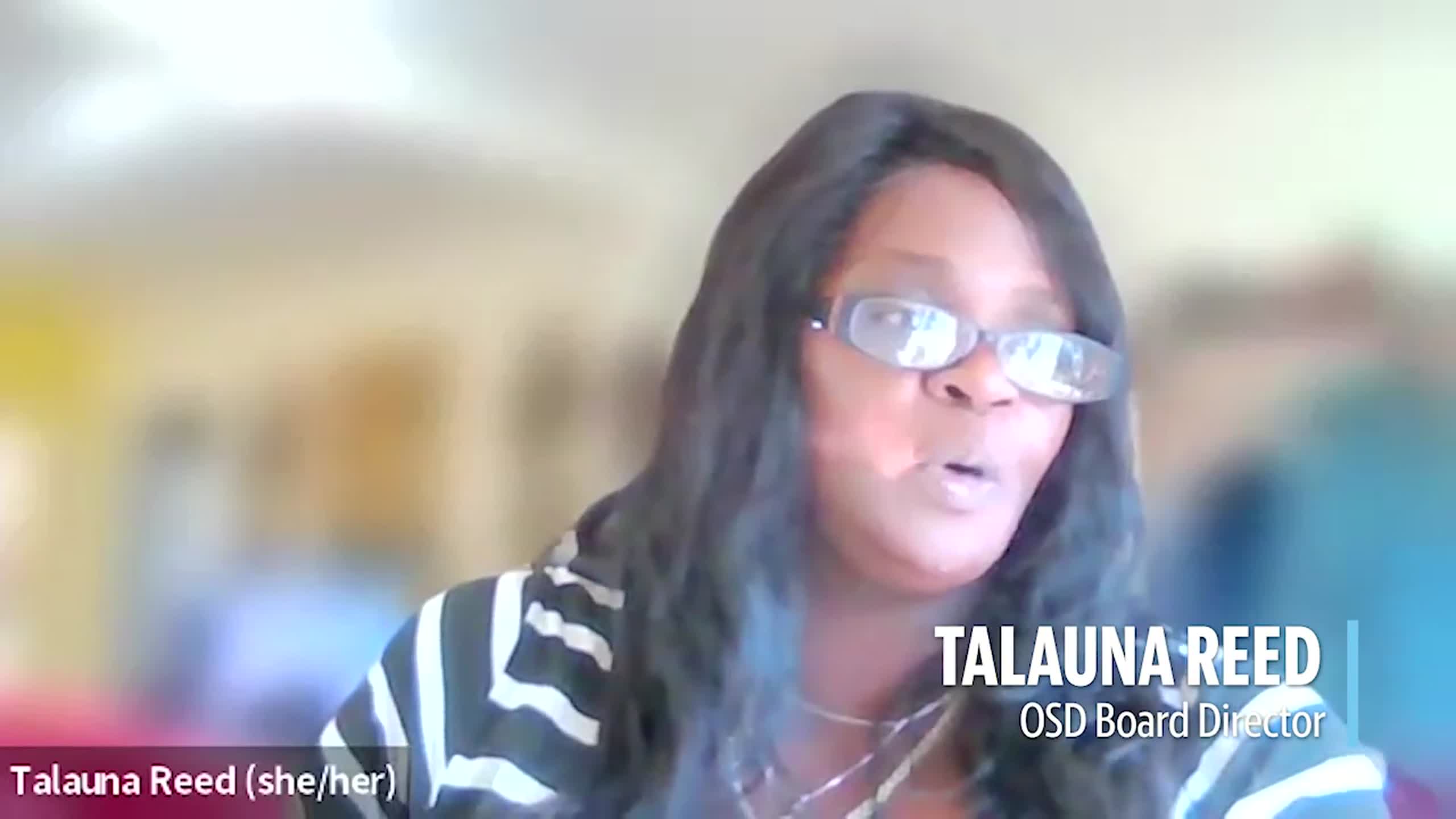 OSD director Talauna Reed speaks about incident of racism from another ...