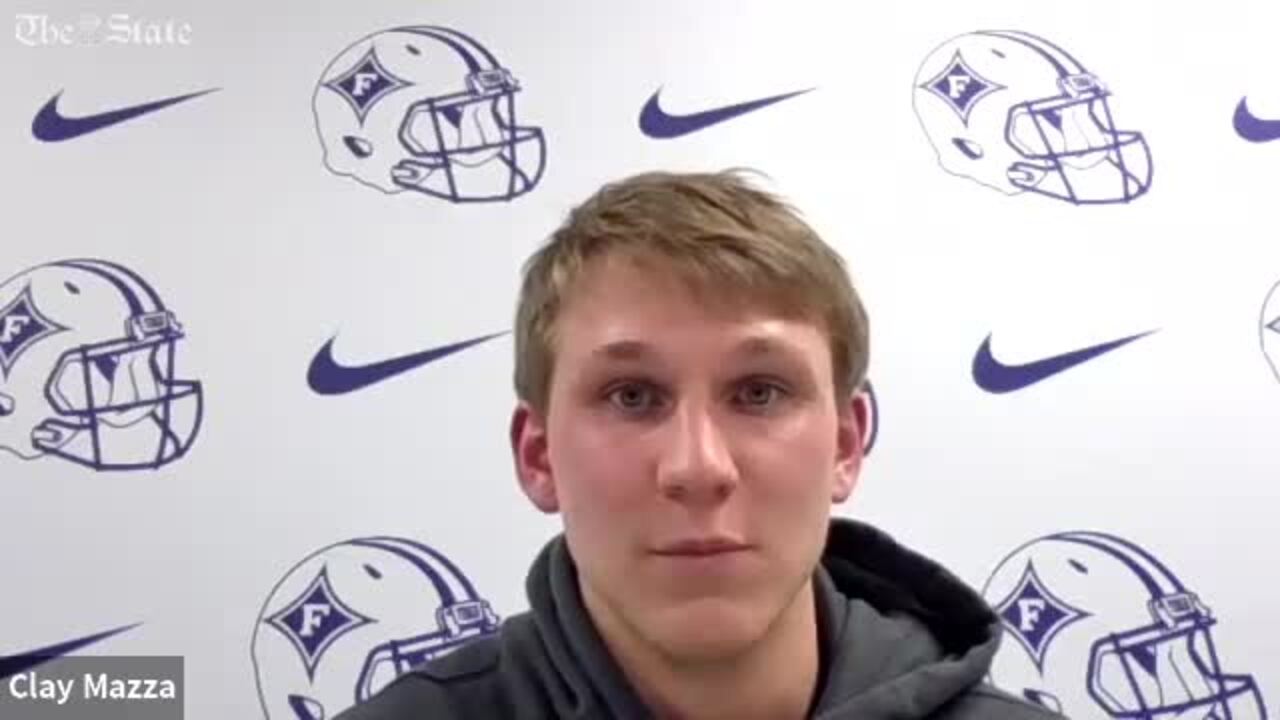 Furman QB Hamp Sisson discusses the senior leaders on the OL