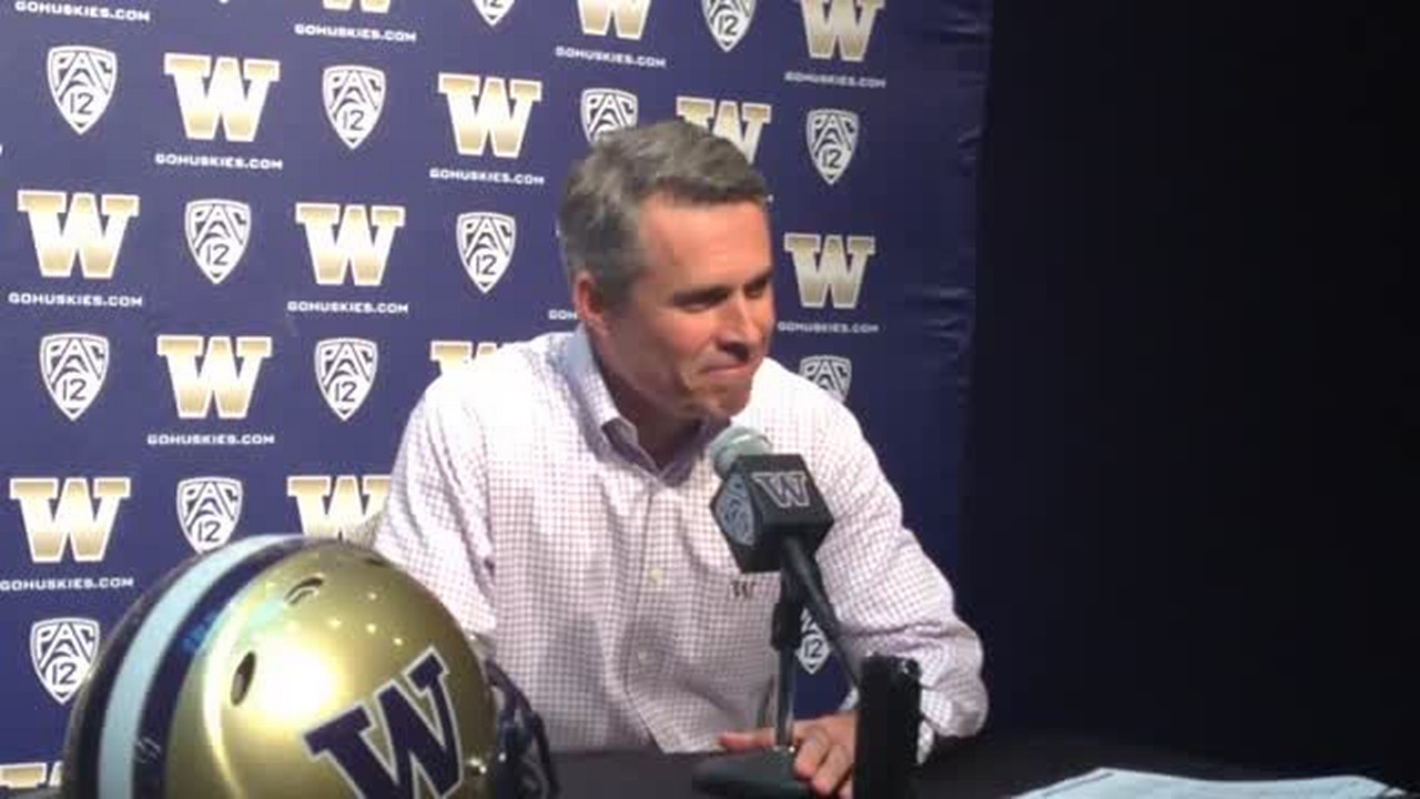 VIDEO: Chris Petersen recaps loss to Arizona State