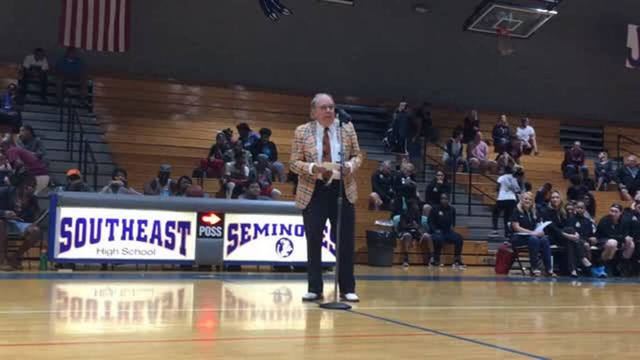 Southeast honors girls basketball coach John Harder with court naming