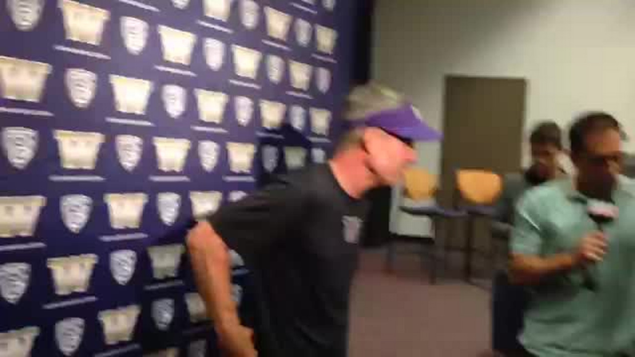 Chris Petersen talks about Friday's Boise State game