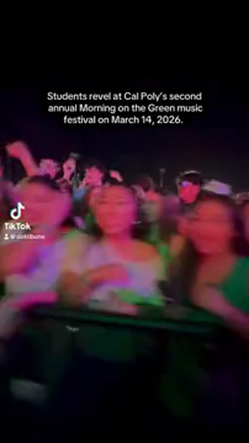 St. Fratty's Day: Thousands pack Cal Poly Morning on the Green music festival