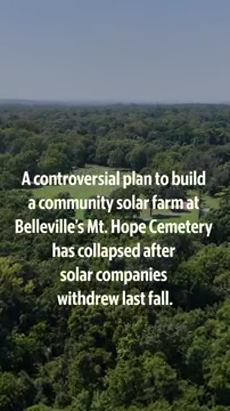 Mount Hope Cemetery solar project collapses (Video)