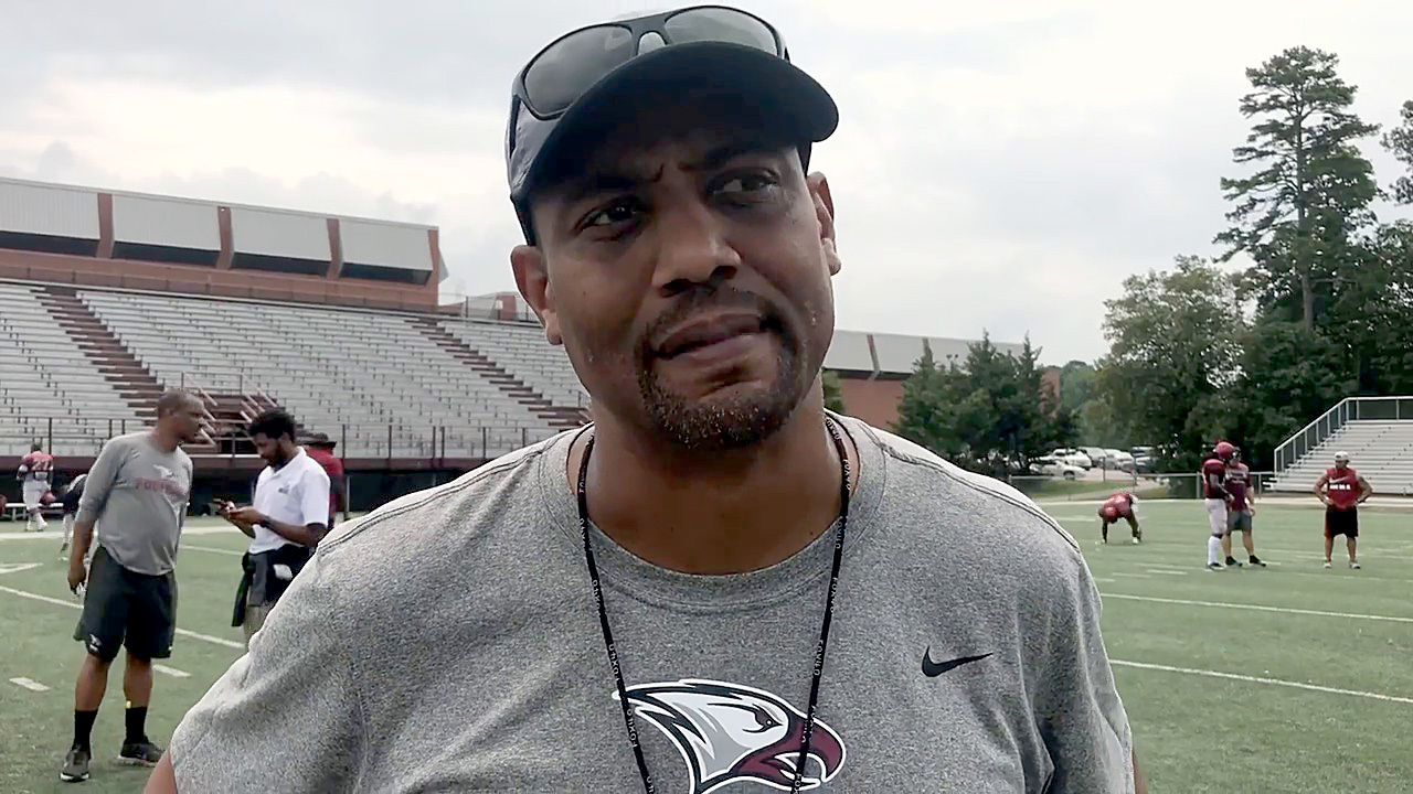 NCCU first-year coach Trei Oliver on the first couple of practices