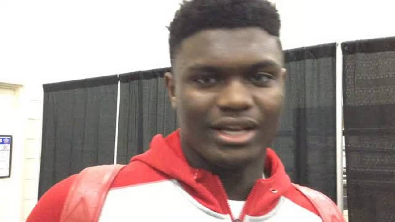 Zion Williamson looming larger than life despite not playing in Beach Ball Classic