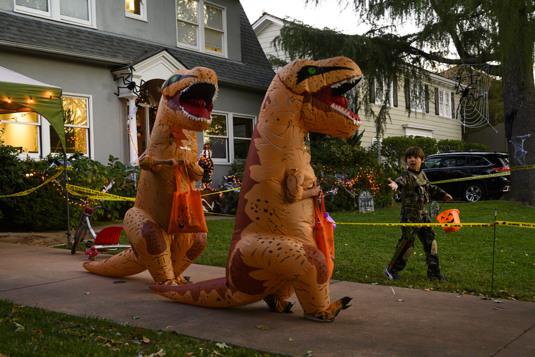 See the trick or treating on Halloween in East Sacramento