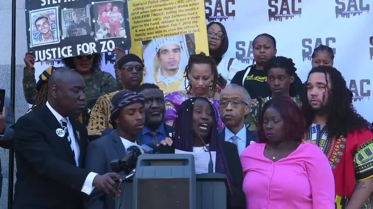 Grandmother of Stephon Clark speaks at Capitol