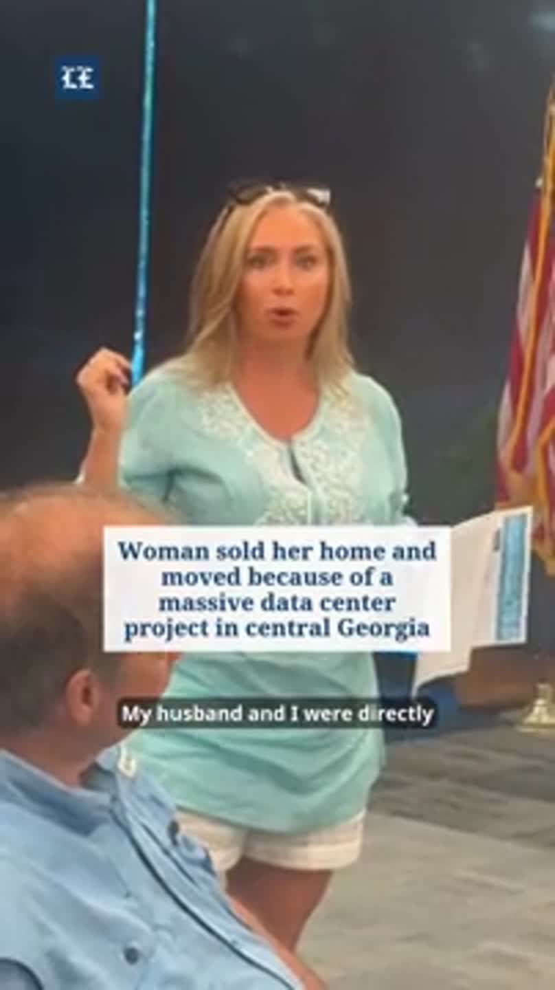GA resident moved to avoid data centers, but one is coming to her new town