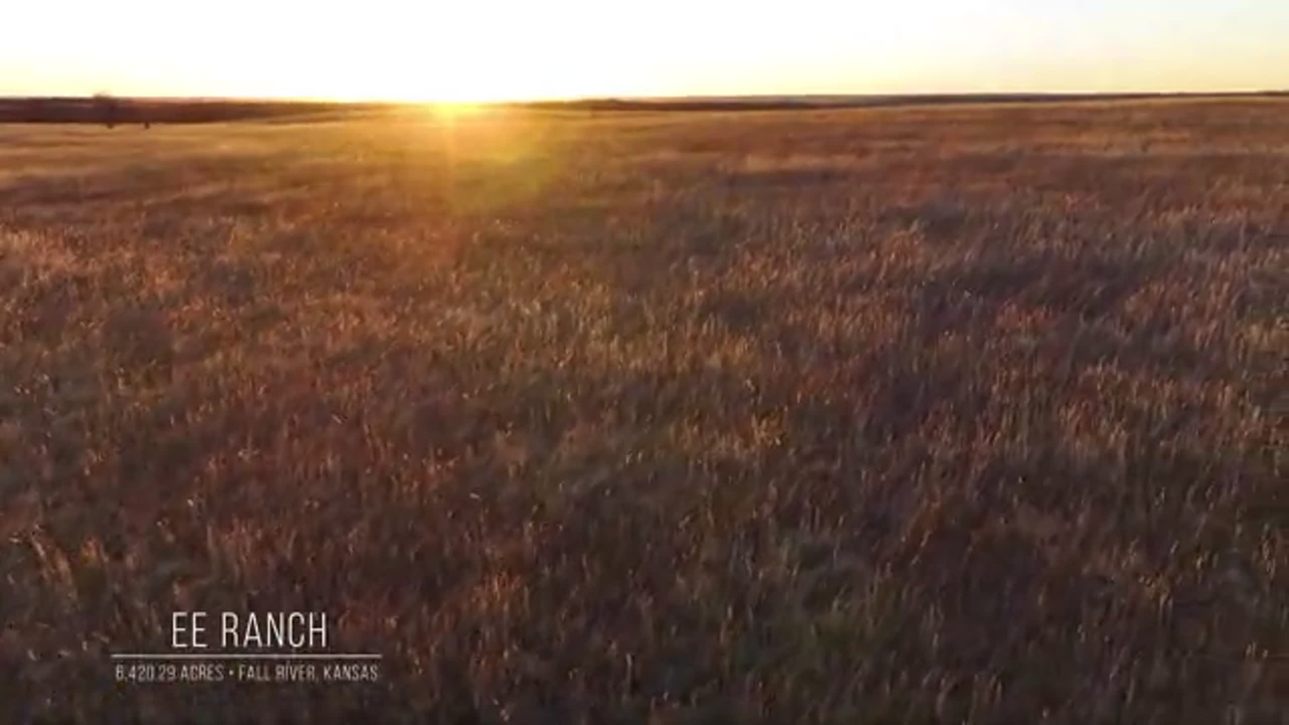 Video: 6,400-acre Kansas property EE Ranch for sale
