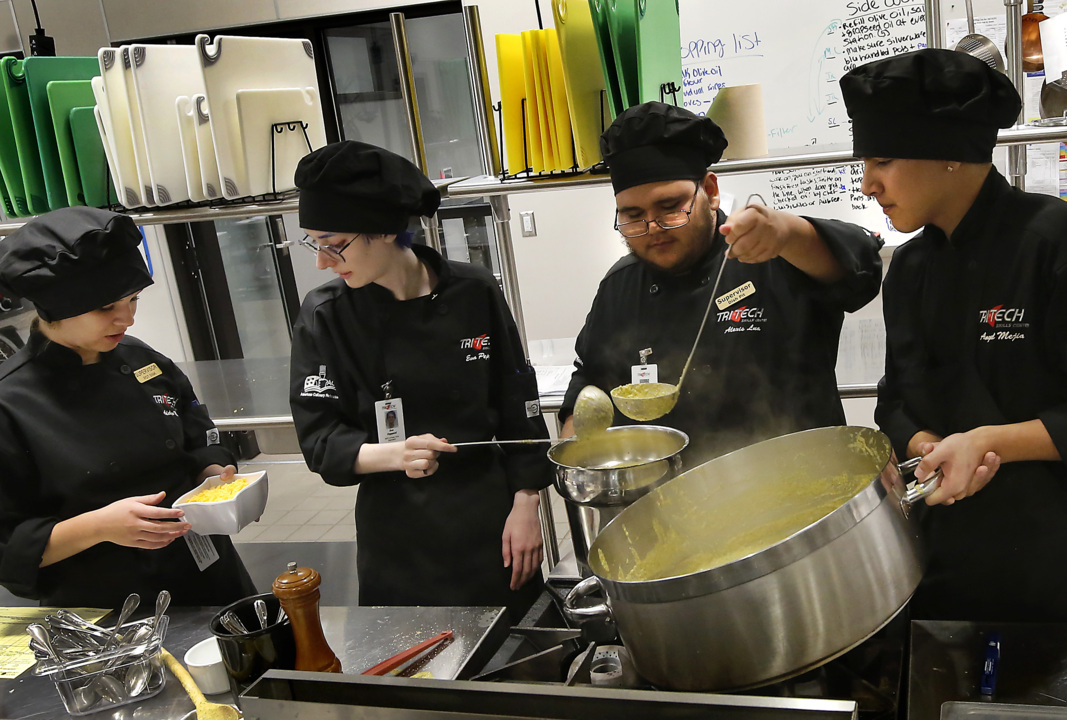 Soup competition heats up kitchen at Tri-Tech