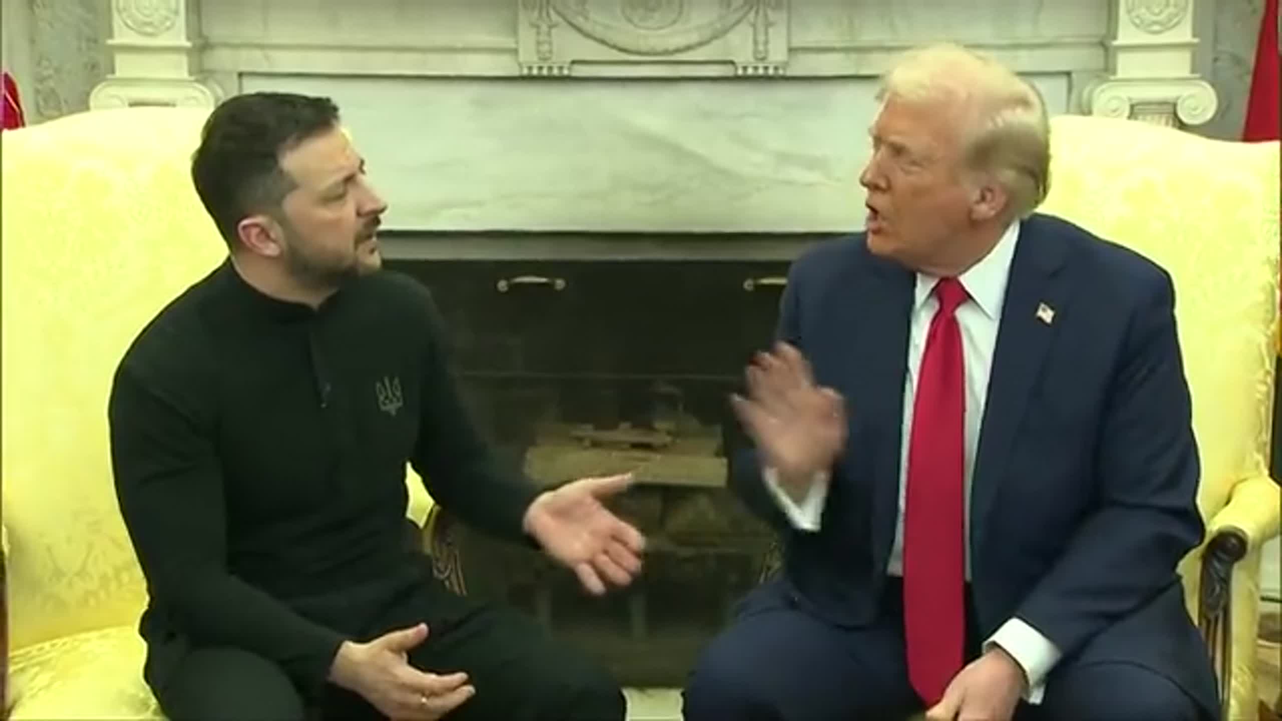 Trump and Zelensky hold tense Oval Office meeting