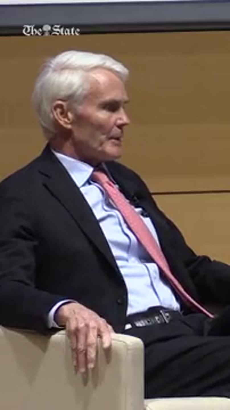 Billy Webster thinks Gov. McMaster has done a great job