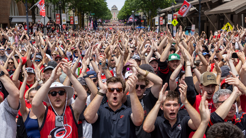 See the Canes and their fans celebrate the Stanley Cup win