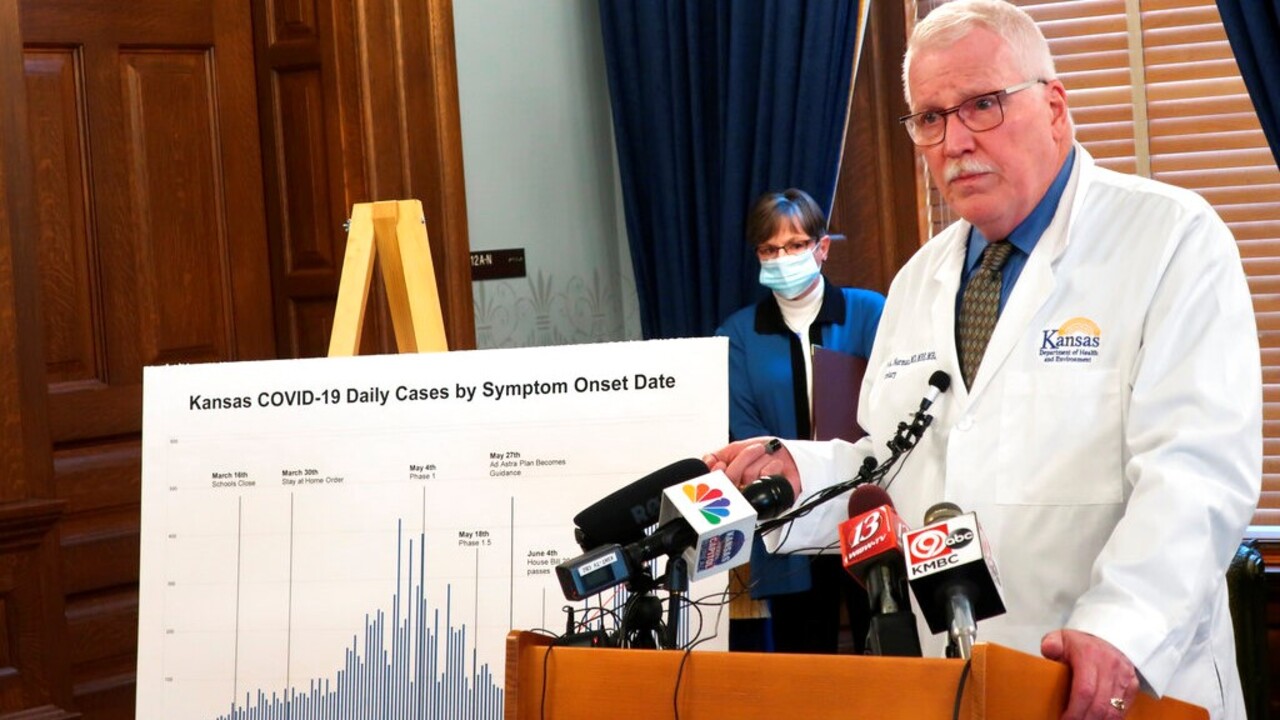 Kansas’ top health official discusses COVID-19 cases
