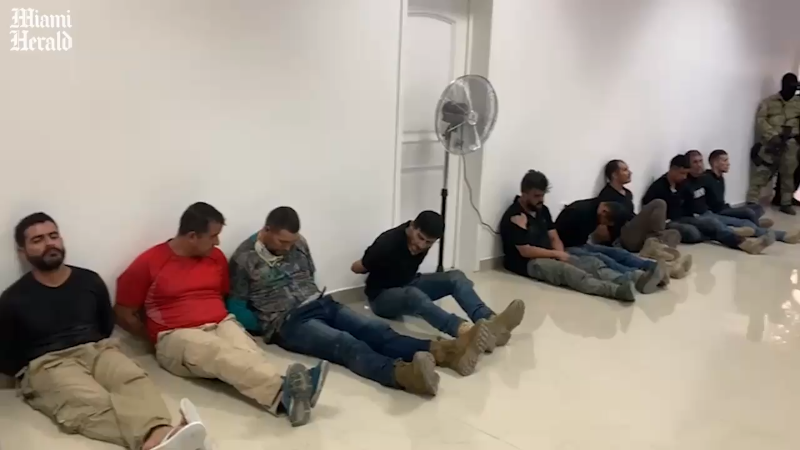 2021 FILE FOOTAGE:  Suspects arrested in connection with Haitian president's killing