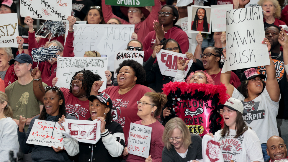 Gamecocks fans show spirit during ESPN GameDay show at SEC Championship