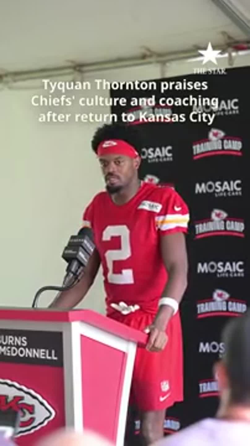 Tyquan Thornton praises Chiefs' culture and coaching staff