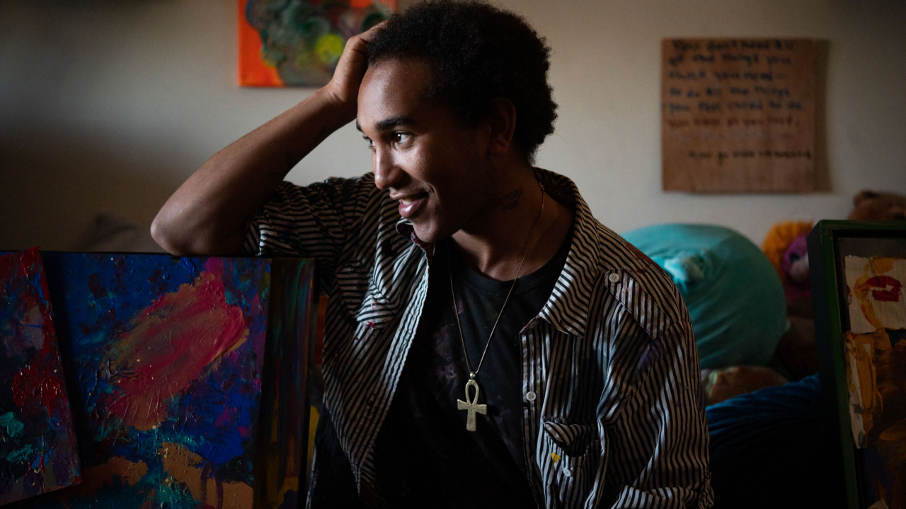 A different outlook: Sacramento artist Halcyon finds purpose, positivity through art