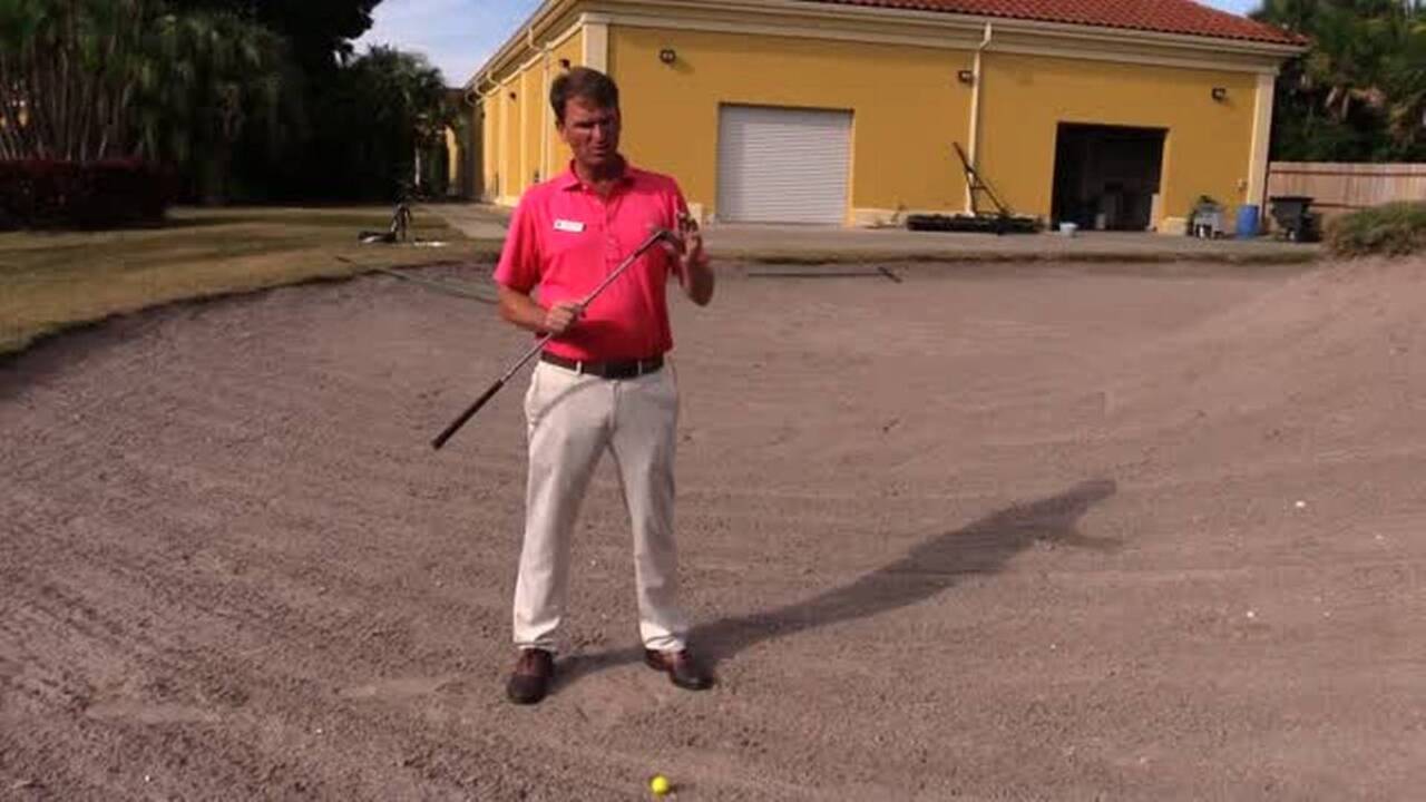 Golf Tip: How to escape high-lipped bunkers