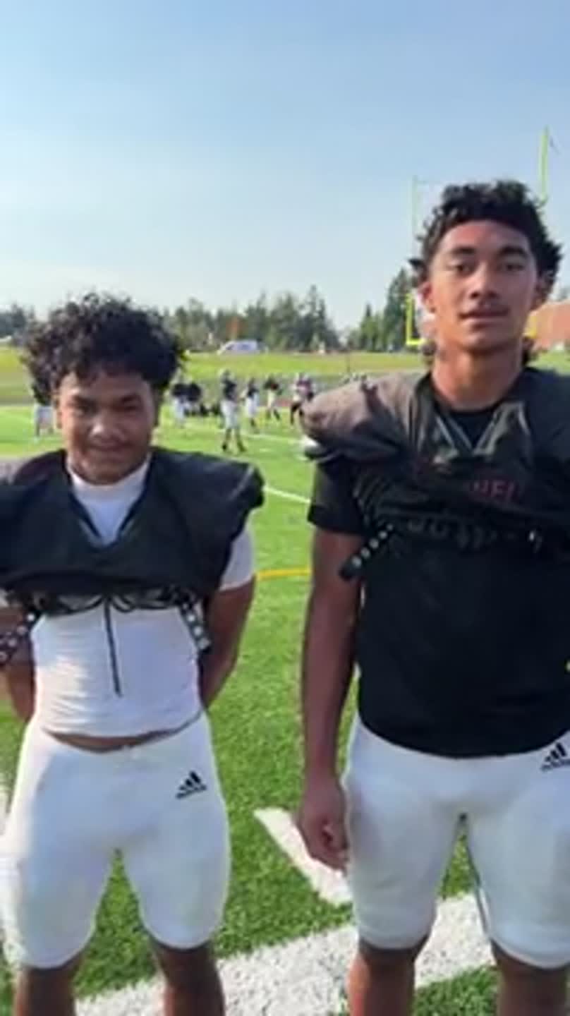 Bethel High School WR Junior Uncangco, LB Elu Feo preview 2026 football season