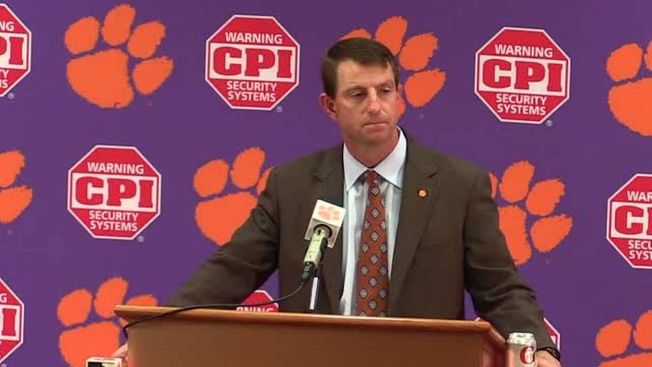 Dabo Swinney: 'The things being said about Deshaun are a joke'