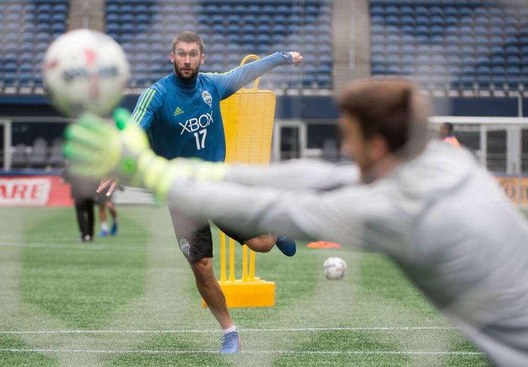 Defending MLS champion Sounders prepare for home opener