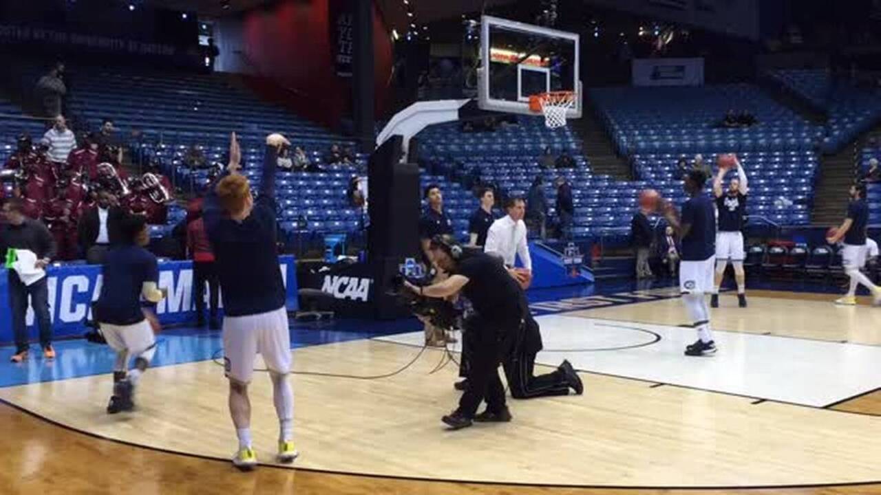 UC Davis men's basketball team warms up for NCAA debut in Dayton