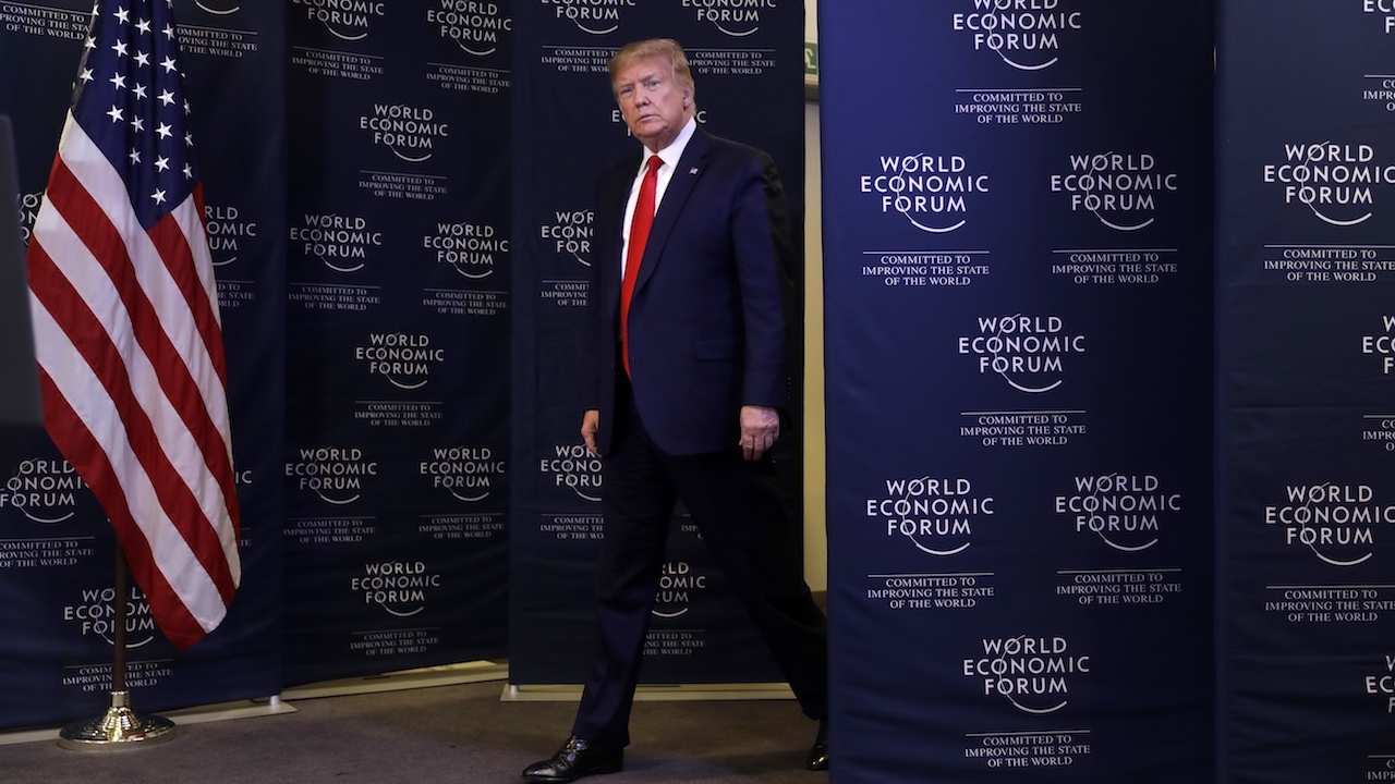 ‘I make great deals for our country’: Trump talks about impeachment trial while in Davos