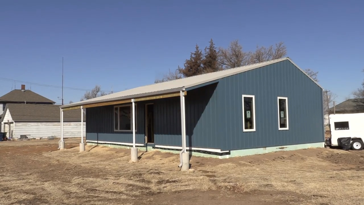 K-State students designed a prototype of solar homes that cost about $100,000