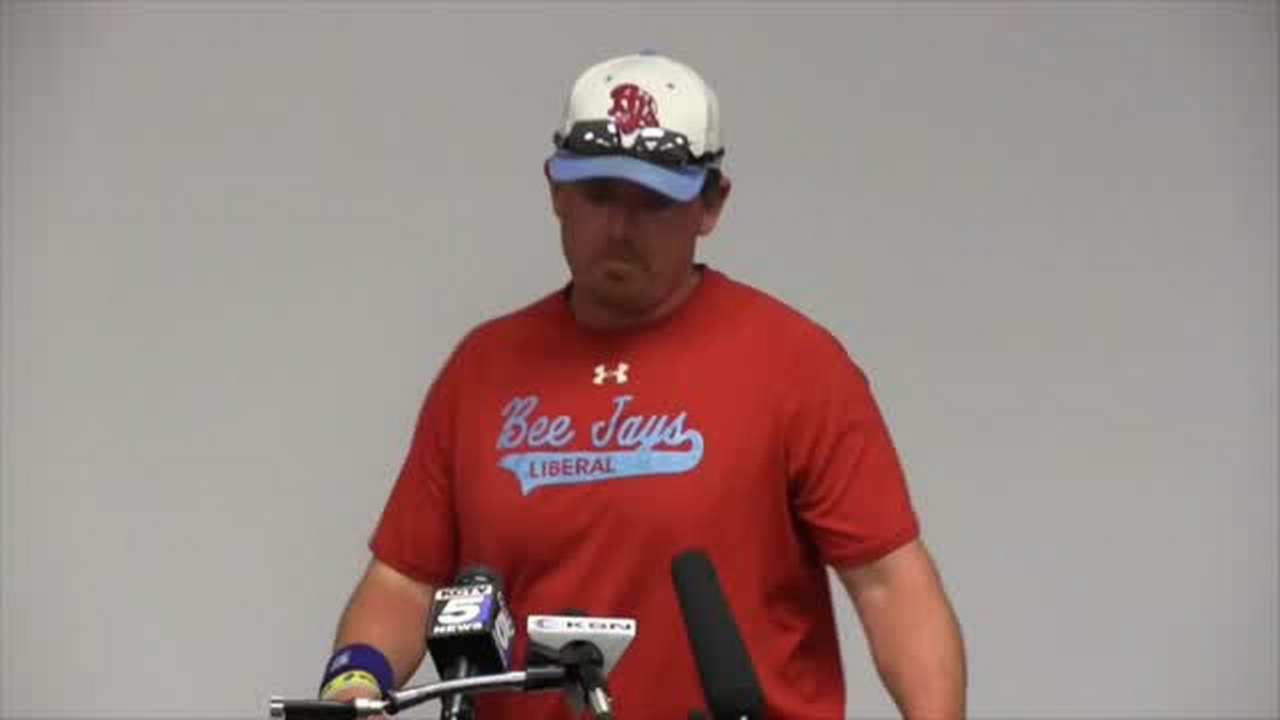 VIDEO: Liberal Bee Jays manager talks about Kaiser Carlile