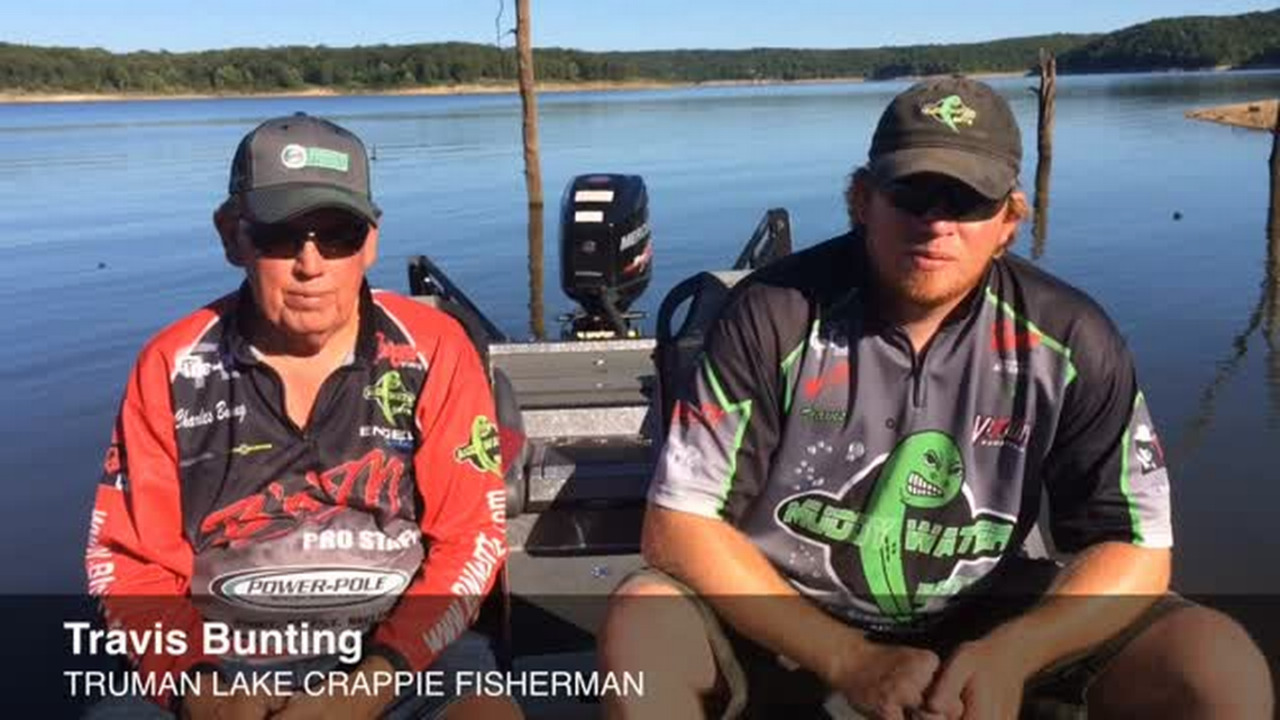 Crappie fishing at Truman Lake