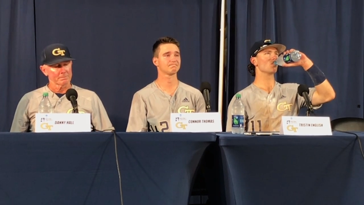 Ga. Tech pitcher emotionally recalls final play that won Auburn Saturday night’s game