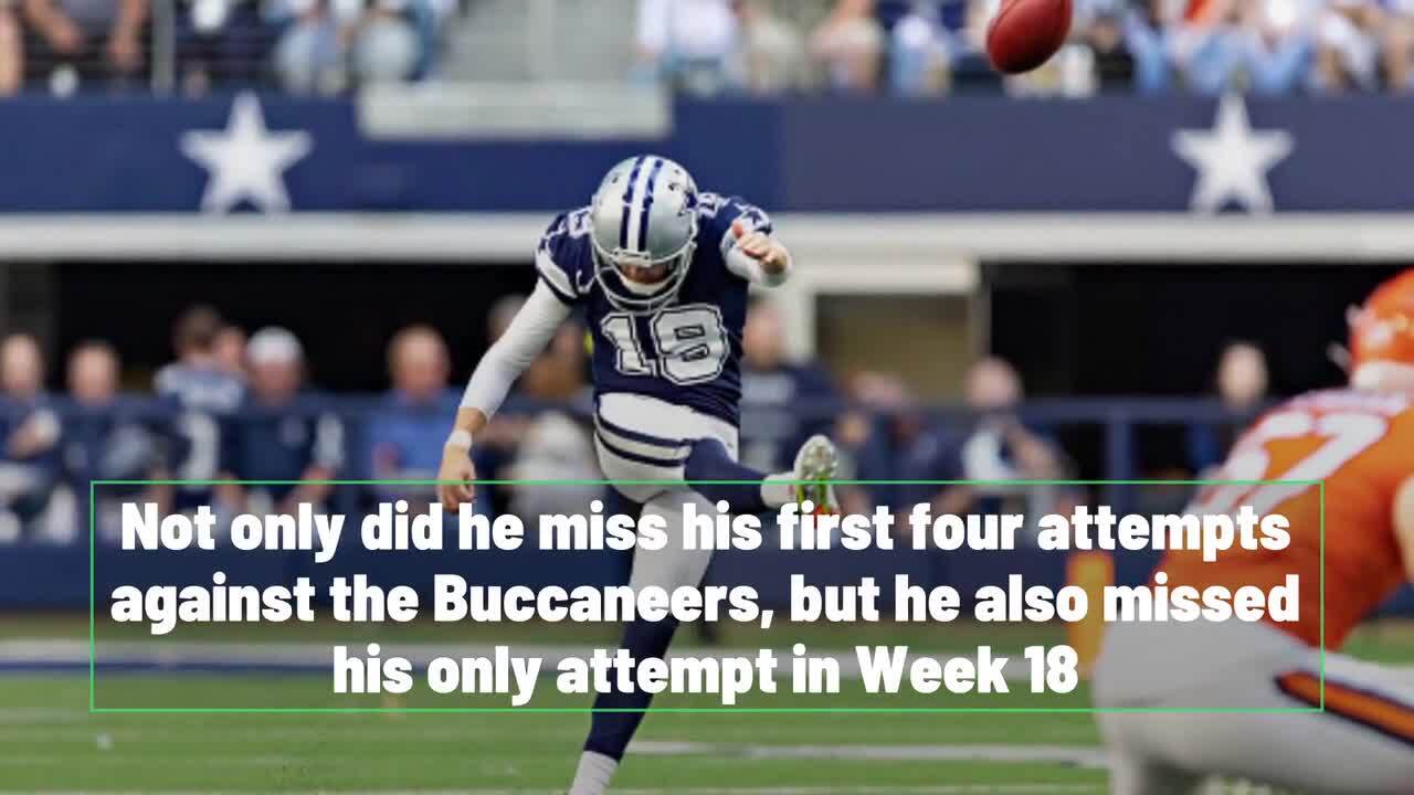 Cowboys’ kicker Brett Maher suffers historical playoff meltdown
