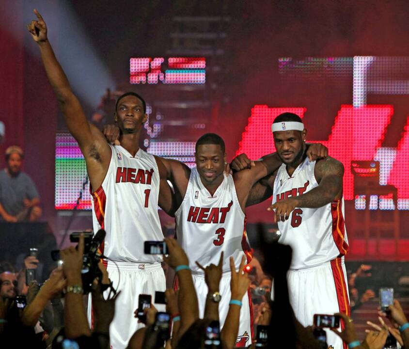 miami heat lebron bosh wade
