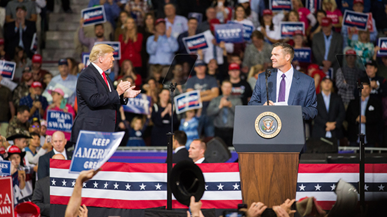 White House sours on Kris Kobach for Senate, Cabinet