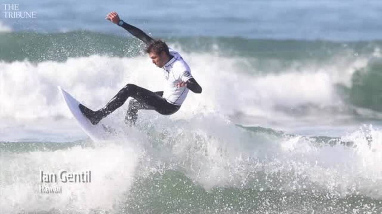 Highlights from Day 1 of the Pismo Beach Open surf competition