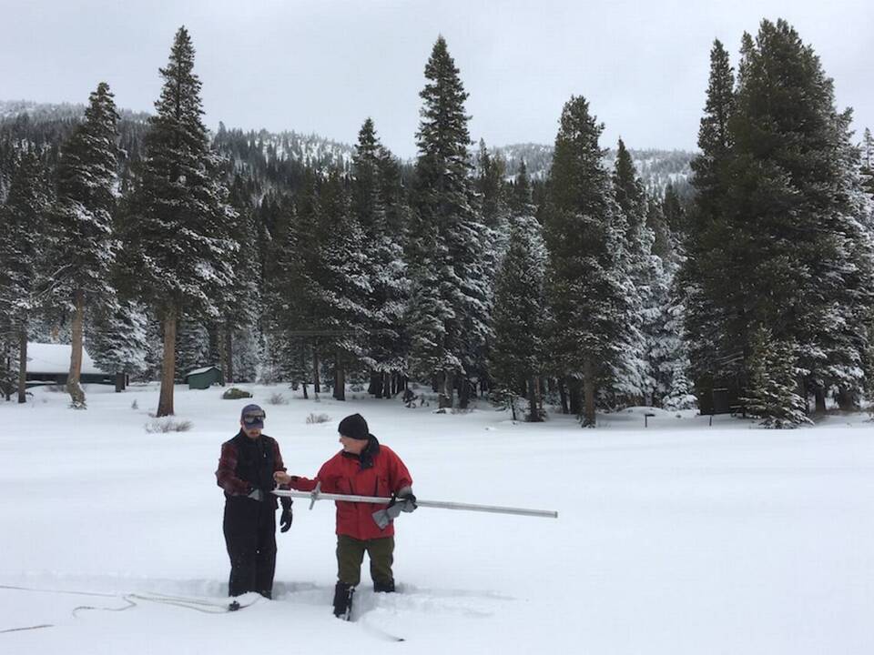 Recent storms give Sierra snowpack a fighting chance at first measurement
