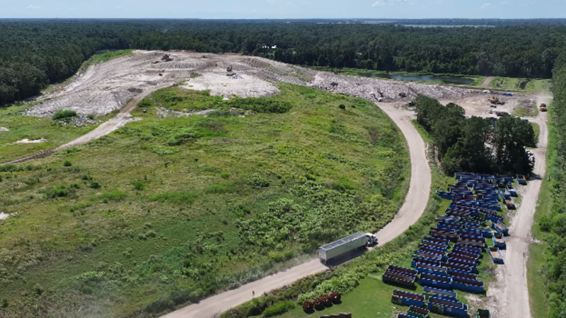 Drone video shows SC landfill blamed for obnoxious odors to area residents