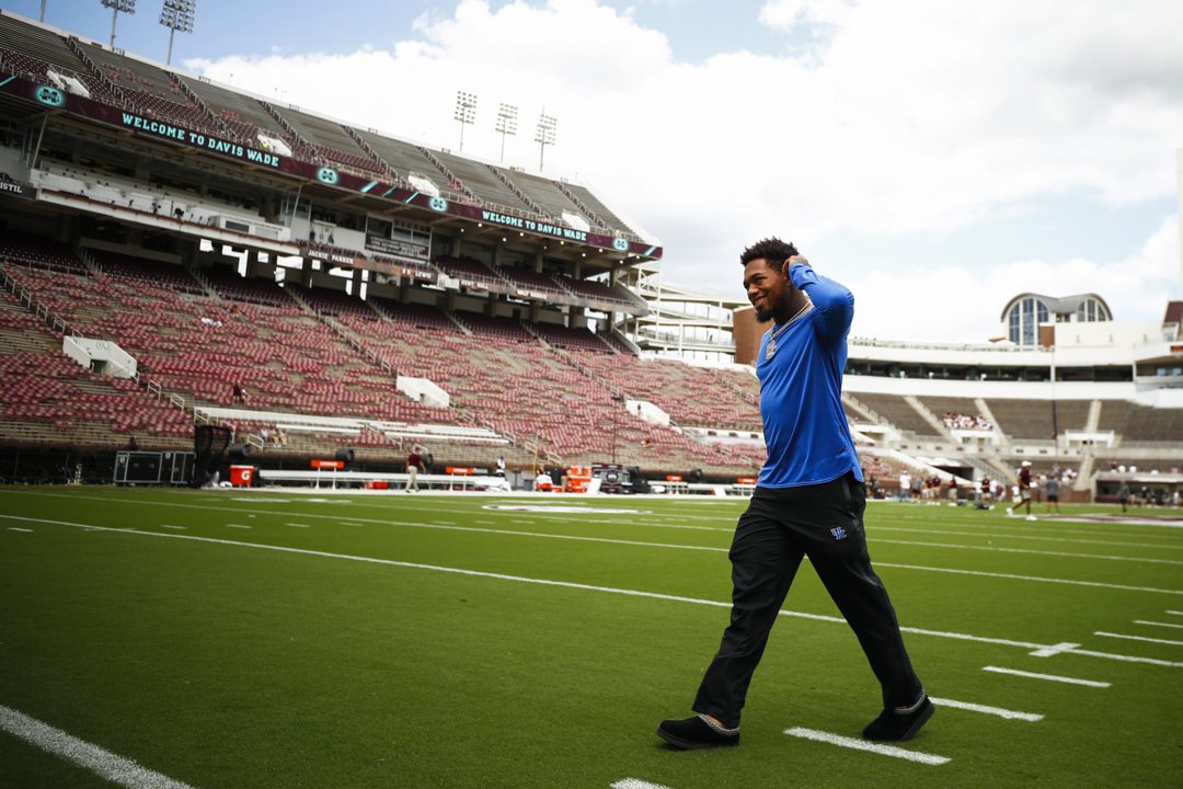 The Kentucky’s football team’s Cat Walk ahead of the Mississippi State game