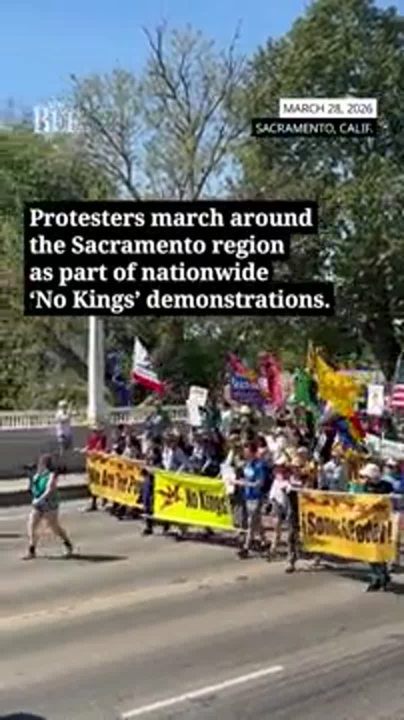 See ‘No Kings’ protesters march across the Sacramento region