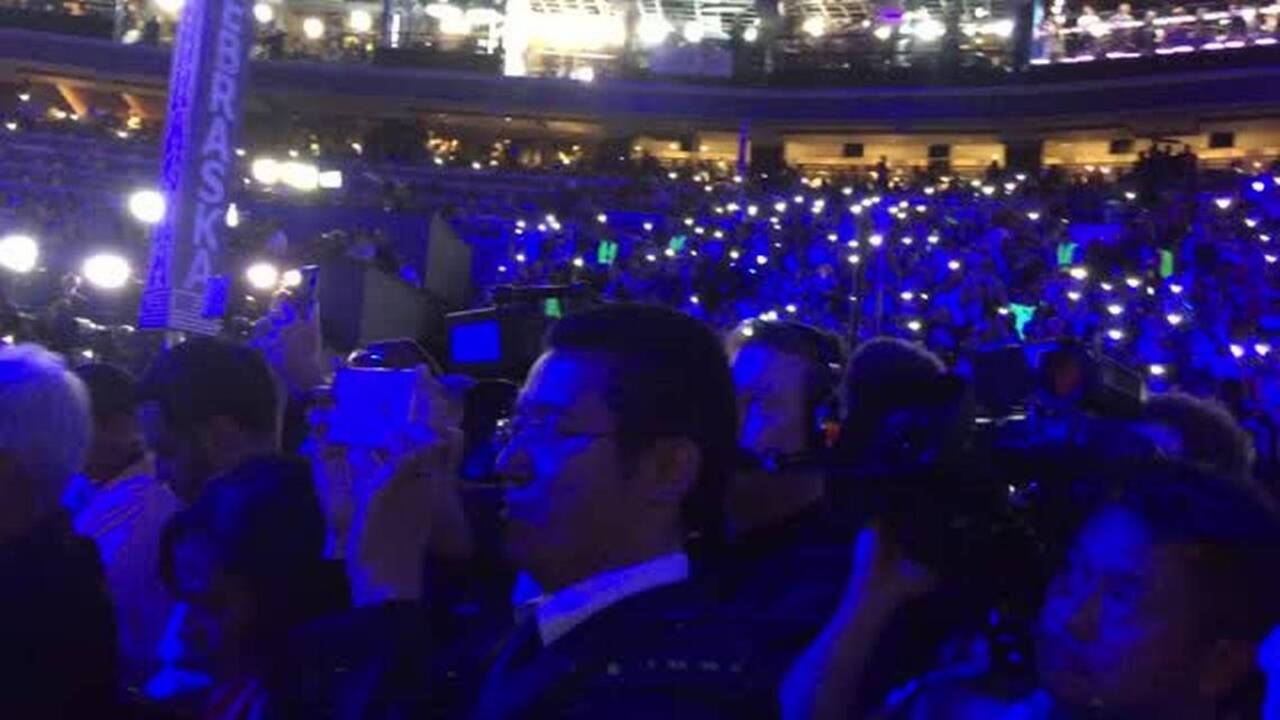 SC delegates' view of Katy Perry at the DNC