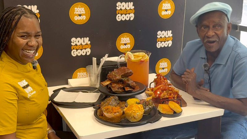 TikTok star Mr. Tendernism visits Durham's Soul Forking Good