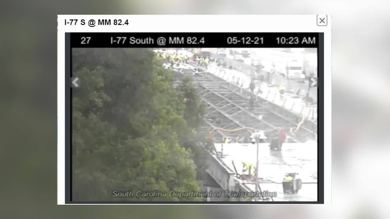 Morning traffic update: Cars and work crews keep moving through rain and shine