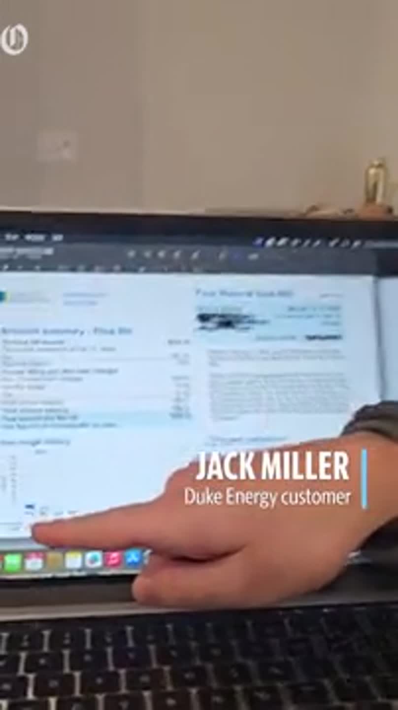 Matthews resident talks about how his Duke Energy gas bill went from $40 to over $400